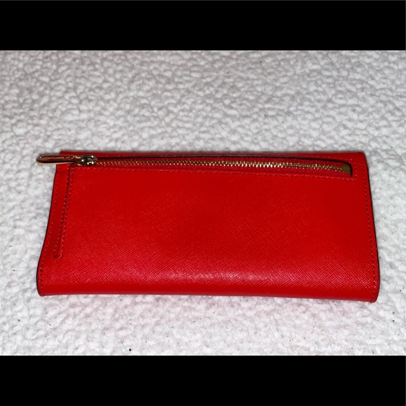 Cherry Red Michael Kors mini bag & matching wallet - Picture 3 of 6